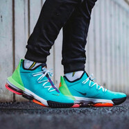 耐克（NIKE）新款男鞋 Lebron 16 詹姆斯16代 黑白緩震耐磨實戰(zhàn)籃球鞋 CI2669-301 翡翠綠 41