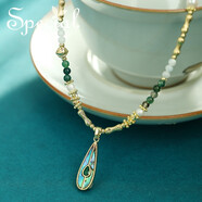 special歐美復古風(fēng)氣質(zhì)淡水珍珠項鏈女法式輕奢設計感鎖骨鏈 時(shí)尚金魔法精靈