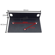 適用于H3C/華三ER3108G 3100 5130 5120 交換機 固定支架耳朵 2U 3孔短掛耳