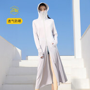 馬迪安長(zhǎng)款防曬衣女款2023夏季新款全身開(kāi)衫冰絲薄款防曬服防紫外線罩衫 【經(jīng)典大帽檐款】氣質(zhì)灰 均碼(120-160斤)