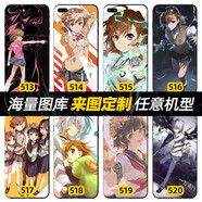 HERONSWING動漫手機殼二次元蘋果iphone三星vivo華為榮耀oppo小米紅米魅族 某科學的超電磁炮 硅膠軟磨砂（支持任意機型）