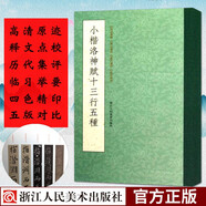 小楷洛神賦十三行五種 中國書(shū)法曹植白玉拓片墨跡本/趙孟俯臨摹王寵楷書(shū)毛筆字帖繁體旁注高清原大碑帖書(shū)籍浙江人民美術(shù)出版社圖書(shū)籍