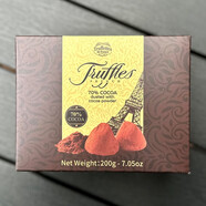 喬慕（Truffles） 法國松露形黑巧克力70%可可黑巧克力禮盒裝情人節(jié)禮物生日禮物 喬慕70%黑巧200g