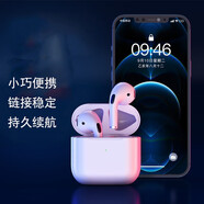 野薔薇 Air Plus無(wú)線(xiàn)藍牙耳機聽(tīng)歌運動(dòng) 適用于蘋(píng)果/華為/vivo/雙耳手機耳機藍牙 Mini4【雙耳配對丨智能觸摸】 通用