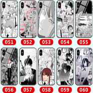WENYAFFiPhone15 Pro Max手機(jī)殼蘋果15/14Plus 13 12 11Pro硅膠軟X XS XR XSMAX全包6s/7/8Plus防摔保護(hù)套 電鋸人-動(dòng)漫畫鏈鋸人-蕾塞-帕瓦-