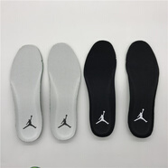 適配喬丹鞋墊aj11籃球運(yùn)動透氣AJ6防臭鞋墊適配耐克喬丹AJ4男女 1白1黑(2雙裝) 37