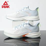 匹克（PEAK）男鞋跑步鞋男夏季網(wǎng)面透氣軟底學(xué)生慢跑運動(dòng)鞋防滑減震休閑鞋子男 大白/天青藍 40