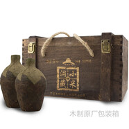 草原御地草原御地酒糟埋藏小米原漿酒6年陳釀老酒52度6瓶裝木盒酒禮盒酒