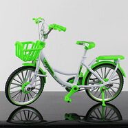 合金自行車(chē)迷你擺件創(chuàng  )意模型仿真 單車(chē)玩具禮品自行車(chē)模型 城市自行車(chē)環(huán)保綠
