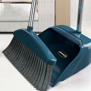 千雨韻 妙家帝掃把簸箕套裝加大組合單個(gè)家用軟毛掃帚笤帚掃地地刮 經(jīng)典藍【掃把+簸箕】