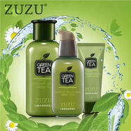 ZUZU溫和煥顏泡沫豐富深層清潔清爽控油保濕 綠茶植萃保濕三件套