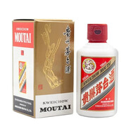 茅臺(tái)（MOUTAI）【飛天茅臺(tái)】貴州茅臺(tái)酒 茅臺(tái)飛天 53度飛天茅臺(tái)酒 醬香型白酒 53度 100mL 1瓶 （茅臺(tái)小瓶）單瓶