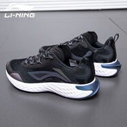 李寧（LI-NING）云五代丨運(yùn)動(dòng)鞋男鞋2024新款透氣休閑運(yùn)動(dòng)科技跑步鞋子男士 黑色067 40