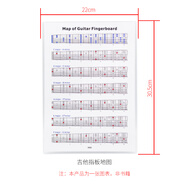 夏奇拉(SHEIKKI) 吉他常用調(diào)順階和弦指法圖解 初學(xué)自學(xué)貝斯練習(xí)工具 吉他指板地圖