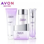 雅芳（AVON）新活美白套裝煙酰胺凈透洗面奶爽膚水清透乳液面霜 凈潤潔面+水+精華+煙酰胺面霜