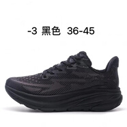 洛皮思（LUOP I S I）跨境莆田ho卡款克利夫頓9跑步鞋Clifton9運動(dòng)鞋 黑色 44