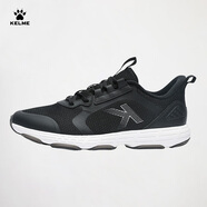 卡爾美（KELME）運(yùn)動鞋男夏季透氣網(wǎng)面休閑鞋戶外輕便跑步鞋 黑色 40