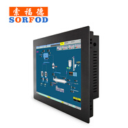 索福德 嵌入式工業(yè)顯示器觸摸顯示屏工控電腦觸控屏純平面電阻電容壁掛臺(tái)式監(jiān)控卡扣機(jī)柜車間 8.4英寸 電容觸摸-普通款/純平面款