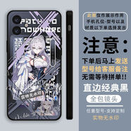 vivo崩壞3愛(ài)莉希雅布洛妮婭手機殼適用OPPO華為小米vivo定制榮耀蘋(píng)果 (直邊黑)布洛妮婭X9291 ViVO系列-發(fā)型號給客服