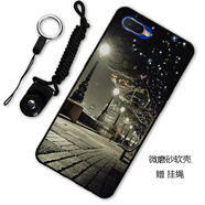 漢牌 適用OPPO R15X手機殼K1保護(hù)套 全包磨砂男女款個性防摔情侶軟殼 燈火闌珊