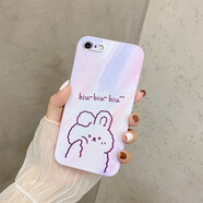 佩諾蘋果6/7/8Plus手機(jī)殼iPhone 6s/6保護(hù)套蘋果se2全包防摔硅膠殼男女款卡通可愛防摔手機(jī)殼 【本博】  油畫可愛兔 蘋果7/8/se2代  版本