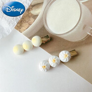 迪士尼（Disney）可愛仿真包子餃子發(fā)夾超萌食玩發(fā)飾手工邊夾劉海夾少女學(xué)院風(fēng)卡子 小包子+小饅頭【2個裝】