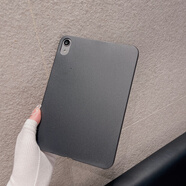 ODEG新款適用ipad mini6外殼平板迷你6防彎保護套超薄磨砂保護殼 磨砂硬殼   實(shí)黑色 iPad mini4 (7.9英寸)