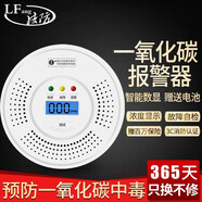 凌防（LFang）新國標一氧化碳報警器CO探測器 煤爐燒炭警報器蜂窩煤氣體報警器 【靈敏款】智能語音+保險承保