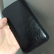 赫致適用于黑莓Passport/Keyone保護(hù)皮套Q30手機(jī)直插套Q20殼KEY2/PRIV 黑莓Priv 黑色