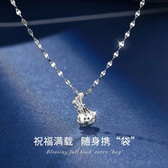 朝遇s999銀項鏈女轉運福袋項鏈輕奢小眾飾品設計感潮鎖情人節(jié)禮物 【精美禮盒】福袋項鏈
