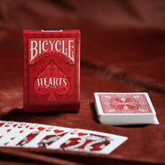 BICYCLE單車撲克牌 經(jīng)典娛樂紅心大戰(zhàn) 魔術(shù)花切紙牌 美國進(jìn)口 紅桃