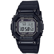 卡西歐（Casio）G-Shock系列男表金色方塊藍(lán)牙六局電波多功能運(yùn)動手表 樹脂表帶黑色 B5000G-1