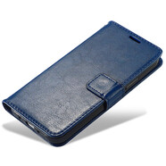 居小智適用紅米note11SE手機(jī)殼翻蓋式皮套錢包款插卡外殼全包防摔軟內(nèi)殼磁扣保護(hù)套男女款 紅米note11SE【寶藍(lán)色】