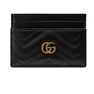 GUCCI古馳GG Marmont系列 男女款牛皮卡包（送女友） 黑色443127 DTD1T 1000