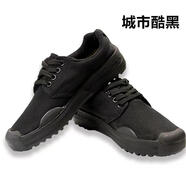 回力君解放鞋作訓(xùn)鞋男女款高低幫帆布鞋防滑耐磨耐穿工地施工勞保鞋 普通低幫黑色 42
