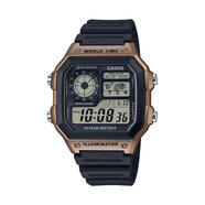 Casio 卡西歐 男士日本石英表 黑色 21 10 年電池