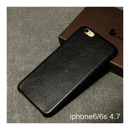 艾風(fēng)格適用iphone6S Plus手機(jī)殼蘋果6真皮保護(hù)套蘋果6S商務(wù)手機(jī)套男女款 iPhone6/6S 4.7寸黑色