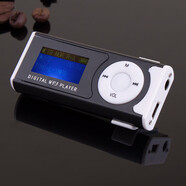 MP3/MP4播放器學(xué)生運動迷你有屏mp3播放器隨身聽外放帶迷你揚聲器 帶燈外放黑色