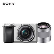 索尼（SONY）Alpha 6400 APS-C微單數(shù)碼相機(jī) 6400L+SEL50F18 雙鏡頭套裝 銀色（A6400L/α6400l）