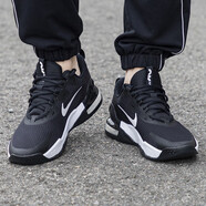 NIKE耐克跑步鞋男鞋 2024夏季新款A(yù)IR MAX后掌氣墊休閑鞋子緩震運動鞋 黑色男士跑鞋DM0829-001 42.5