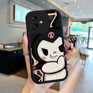 瑞桓柏庫洛米情侶手機殼任意機型適用于蘋(píng)果14promax卡通可愛(ài)13創(chuàng  )意xr巴 庫洛米黑色 華為Nexus6P