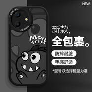 漫小宅 榮耀Play6C手機殼卡通Play6t/6tpro黑硅膠軟殼男新款潮honor保護套 榮耀Play6C 黑系小怪