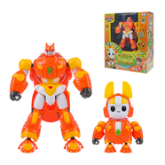 智尊星原小寶2神勇V5隊變形玩具機器人創(chuàng  )意拼組兒童套裝男孩禮物 6.5寸閃電兔