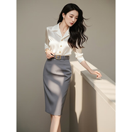 森蓮娜（SENLIANNA）2025年春秋季夏天新款品女士套裝連衣裙小香風(fēng)小個(gè)子穿搭氣質(zhì)衣服 兩件套 L   108-118斤