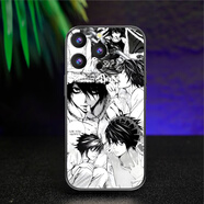 粿條死亡筆記蘋果手機殼iPhone14ProMax/12ProMax/XR個性榮耀200Pro/50Pro華為nova8/Reno12保護套Ren 死亡筆記9190-軟殼直邊-黑色 華為nova7SE