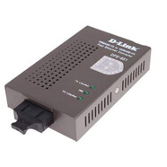 友訊（D-Link）DFE-851 快速以太網(wǎng)單模百兆 光纖收發(fā)器 光電介質轉換器SC DFE-851