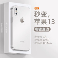 千思美（CRESIMY） 蘋(píng)果x手機(jī)殼超薄磨砂iphonexr防摔保護(hù)套硅膠xsmax全包鏡頭軟殼 蘋(píng)果x/xs電鍍磨砂仿真軟殼【薄荷白】 #