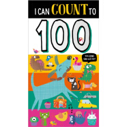 我能数到100啦 0-3岁英语幼儿儿童启蒙早教书滑板书玩具书/I Can Count to 100 进口儿童绘本
