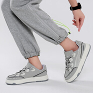 意利船長(cháng)男鞋子休閑鞋男士板鞋運動(dòng)鞋男百搭小白鞋 Y1004 灰色 43 