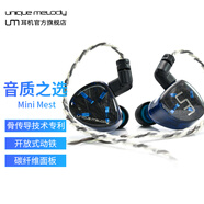 Unique Melody UM MiniMEST骨傳導混合單元高保真流行音樂(lè )發(fā)燒級入耳式有線(xiàn)耳機 碳纖面蓋樹(shù)脂腔/2.5mm插頭